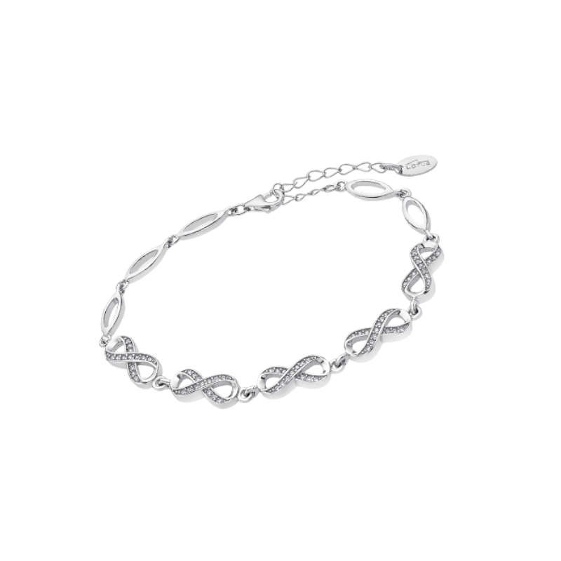 Bracelet Lotus Silver, Infini blanc