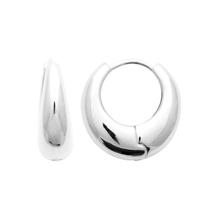 Boucles d'oreilles Créoles Bombées