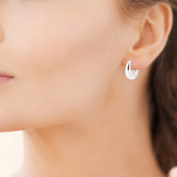 Boucles d'oreilles Créoles Bombées