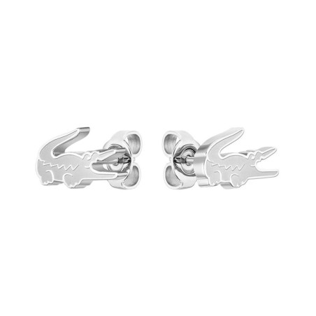 Boucles d'oreilles Lacoste Crocodile Argenté