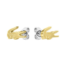 Boucles d'oreilles Lacoste Crocodile Doré