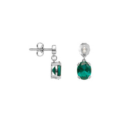 Boucles d'oreilles Fantaisies vertes
