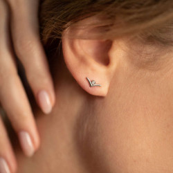 Boucles d'oreilles La Garconne Diamant