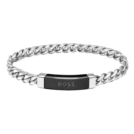 Bracelet Hugo Boss, Gourmette bicolore