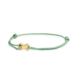 Bracelet Gemini Infini cordon Vert - NYL12