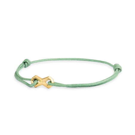 Bracelet Gemini Infini cordon Vert - NYL12