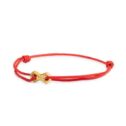 Bracelet Gemini Infini cordon rouge - NYL13