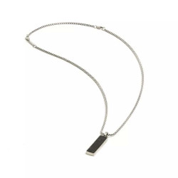 Collier Gemini Galli Silver Black - NNG1