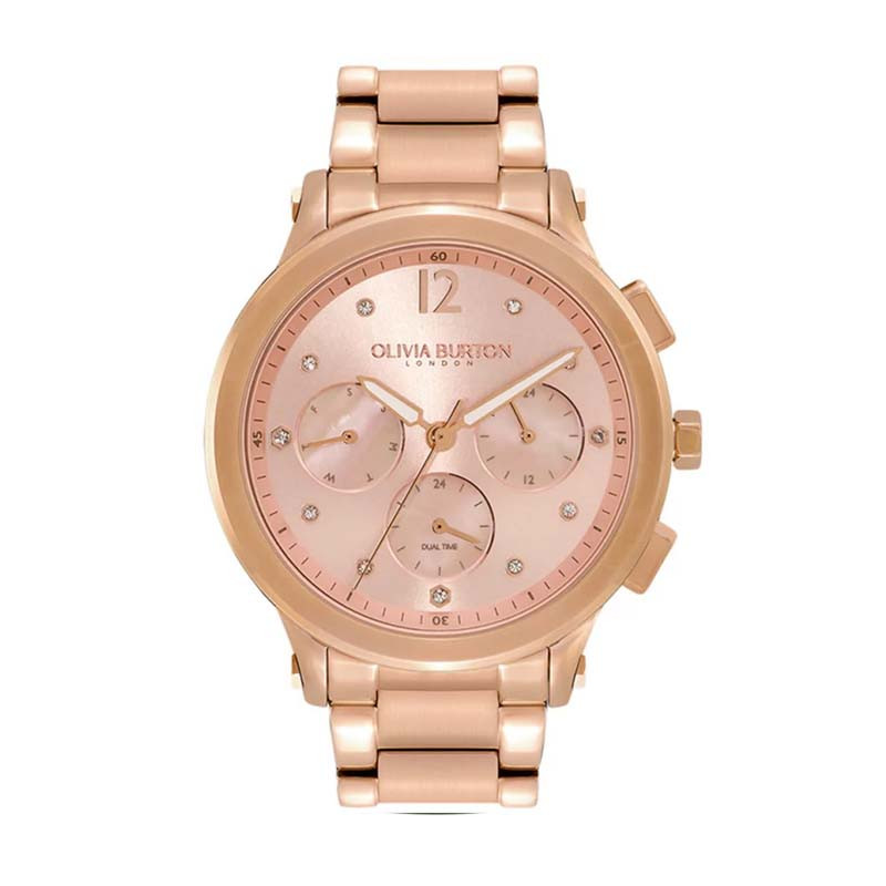 Montre Olivia Burton, Multifonctions Rose doré