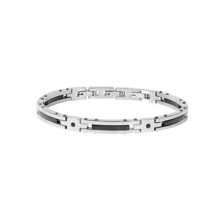 Bracelet Harvey Stone, Mailles longues pour homme en acier