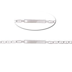 Bracelet Identité Junior en argent