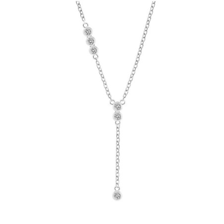 Collier Lotus Silver, Cravate, en argent