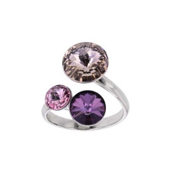 Bague Crystal Jewellery, Cristaux Violets - 1006967