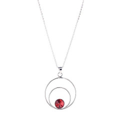 Collier Crystal Jewellery, Ronds Rouge