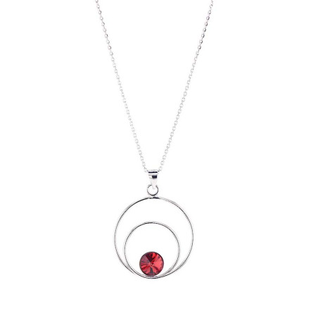 Collier Crystal Jewellery, Ronds Rouge