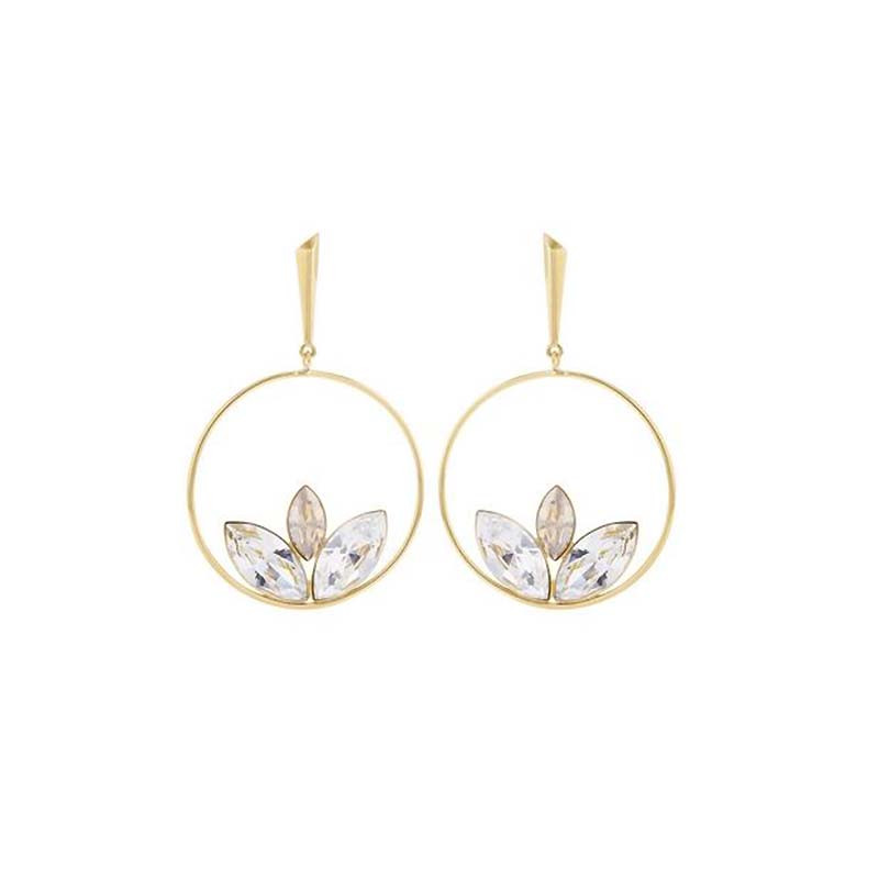 Boucles d'oreilles, Crystal Jewellery, Rondes