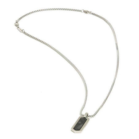 Collier Gemini Roma Silver Carbone - NNR1