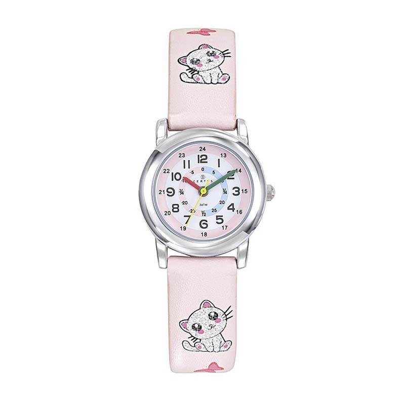 Montre Certus Junior Chat Mignon rose