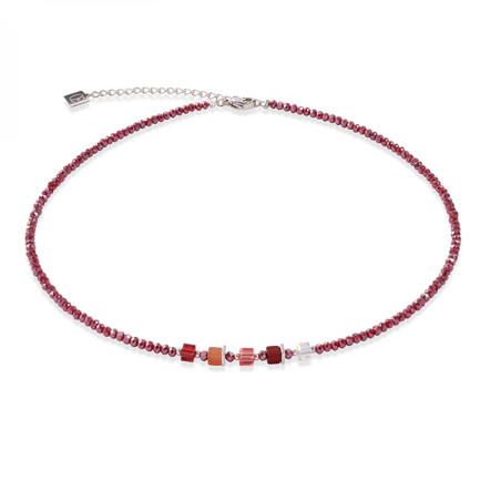 Collier Cœur de Lion – Joyful, Élégance Rouge & Cristal