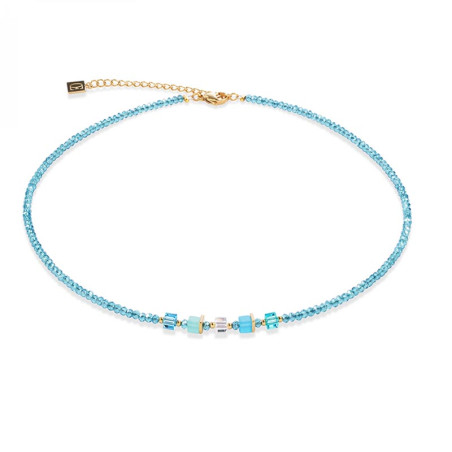 Collier Cœur de Lion – Joyful, Élégance Turquoise & Cristal
