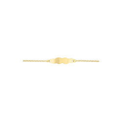 Bracelet Identité Nuage, or 375 millièmes