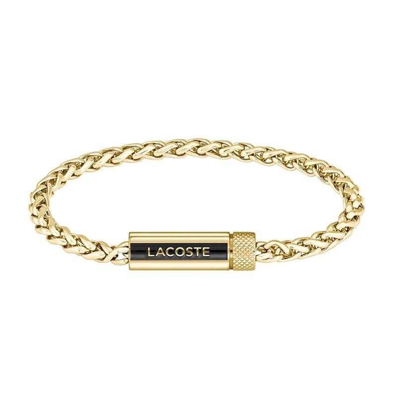 Bracelet Lacoste Maille palmier doré