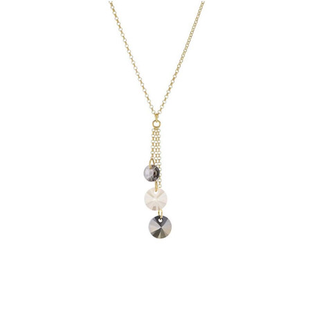 Collier Crystal Jewellery, Ronds pendants
