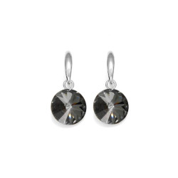 Boucles d'oreilles, Crystal Jewellery, Noire