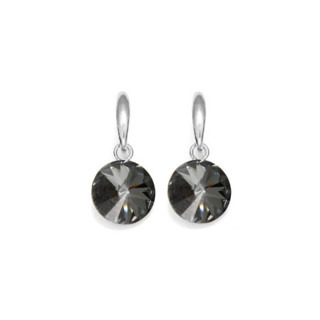Boucles d'oreilles, Crystal Jewellery, Noire