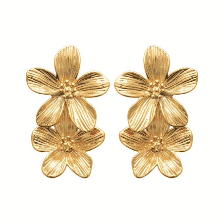 Boucles d'oreilles Fleurs pendantes