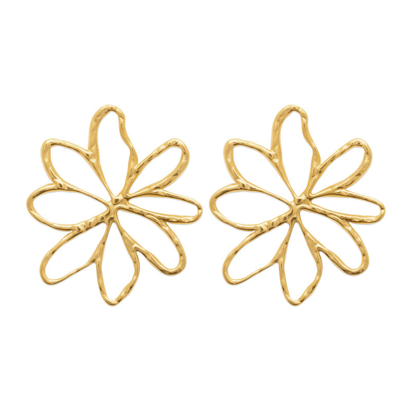 Boucles d'oreilles Fleurs ajourées