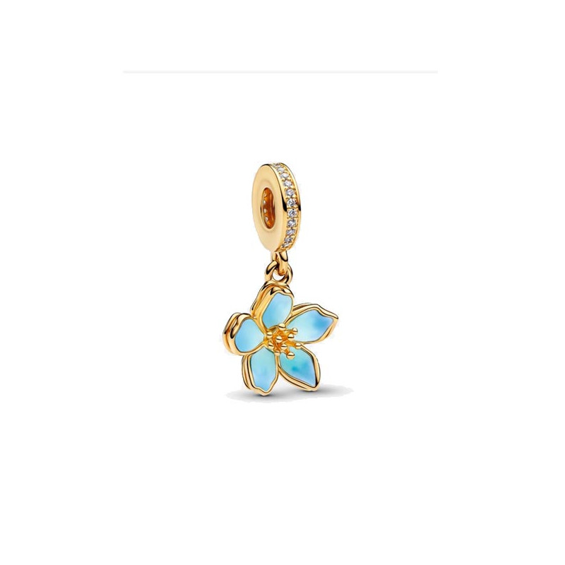 Pandora Charm Fleur de cerisier bleue