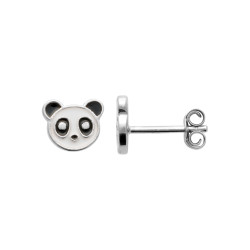 Boucles d'oreilles Tête de Panda