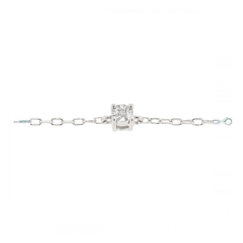 Bracelet Solitaire diamant