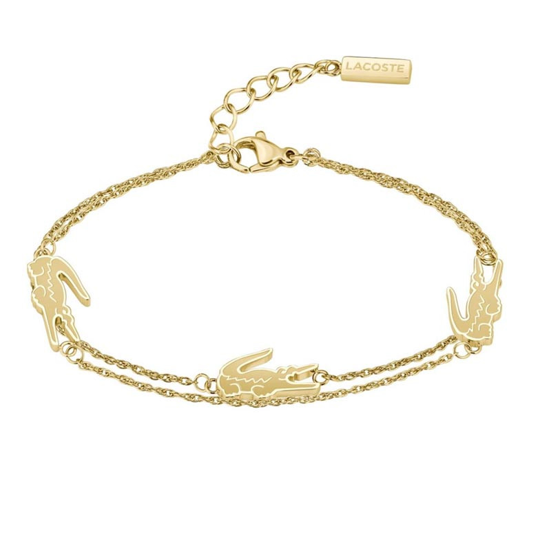 Bracelet Lacoste Crocodile Doré - 2040048
